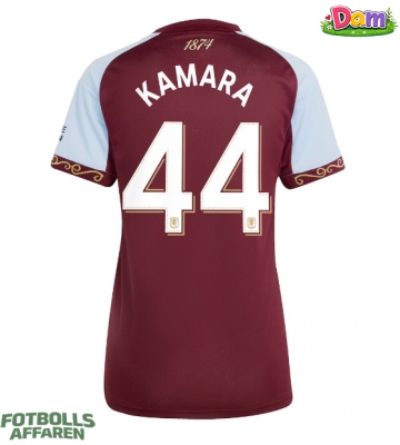Aston Villa Boubacar Kamara #44 Hemmatröja Kvinnor 2025-26 Kortärmad